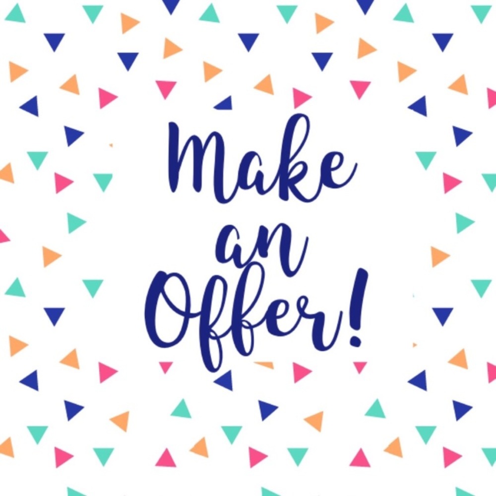 I accept reasonable offers!